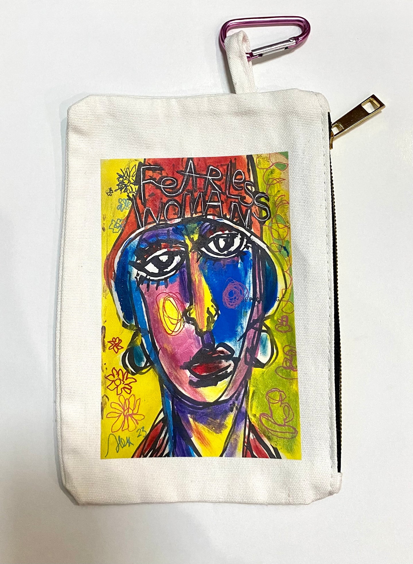 Fearless woman pouch