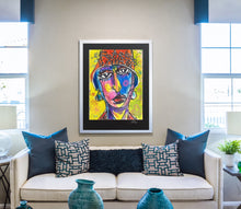 Load image into Gallery viewer, Fearless Woman Yellow and Pink cheek
