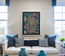 Load image into Gallery viewer, Funky Brooklyn Map