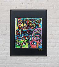 Load image into Gallery viewer, Fearless Woman & Fearless Cat