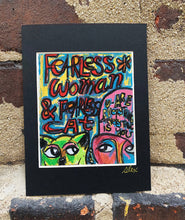 Load image into Gallery viewer, Fearless Woman & Fearless Cat