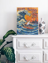Load image into Gallery viewer, Fearless Cat Surfing
