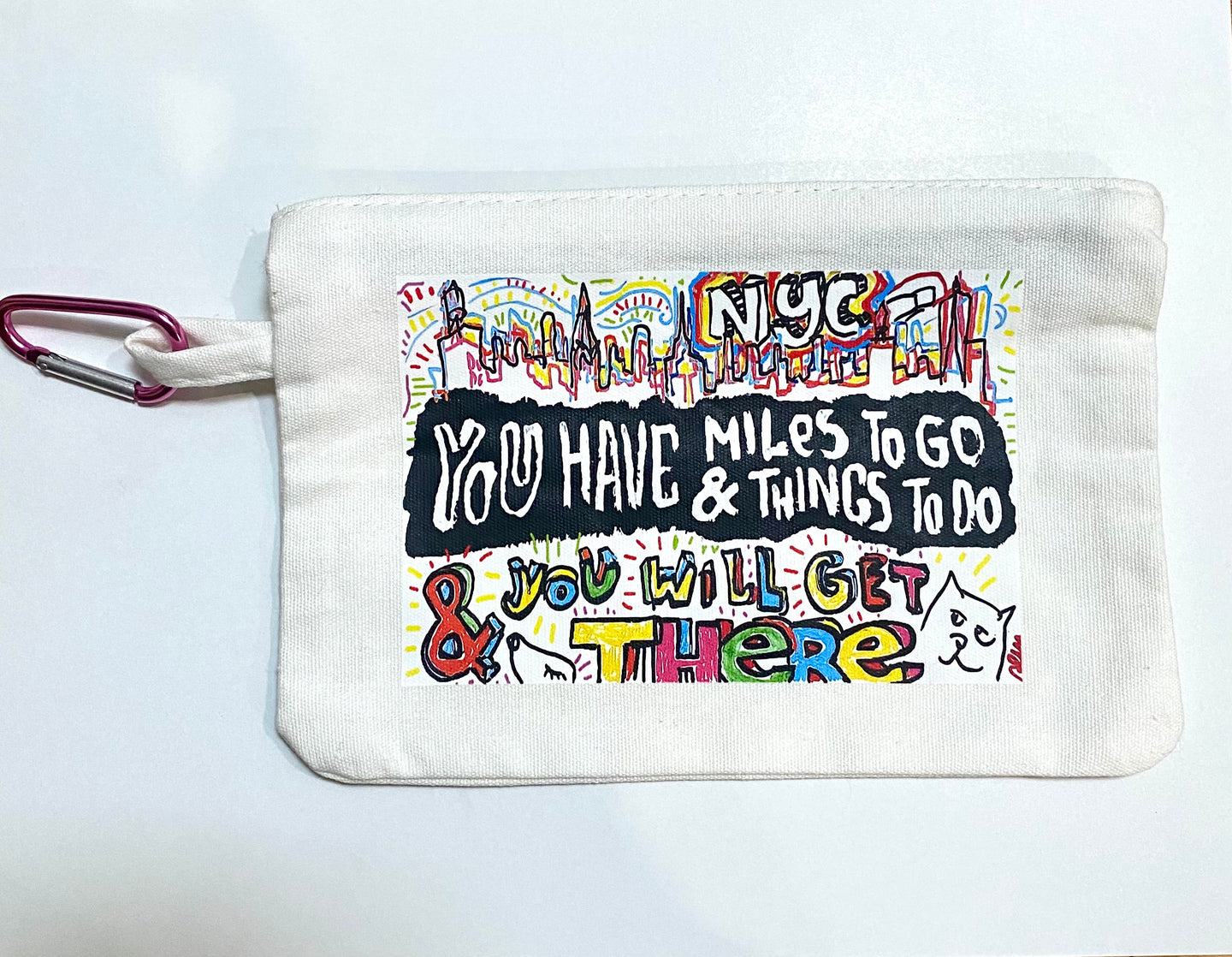 You have mile to go pouch