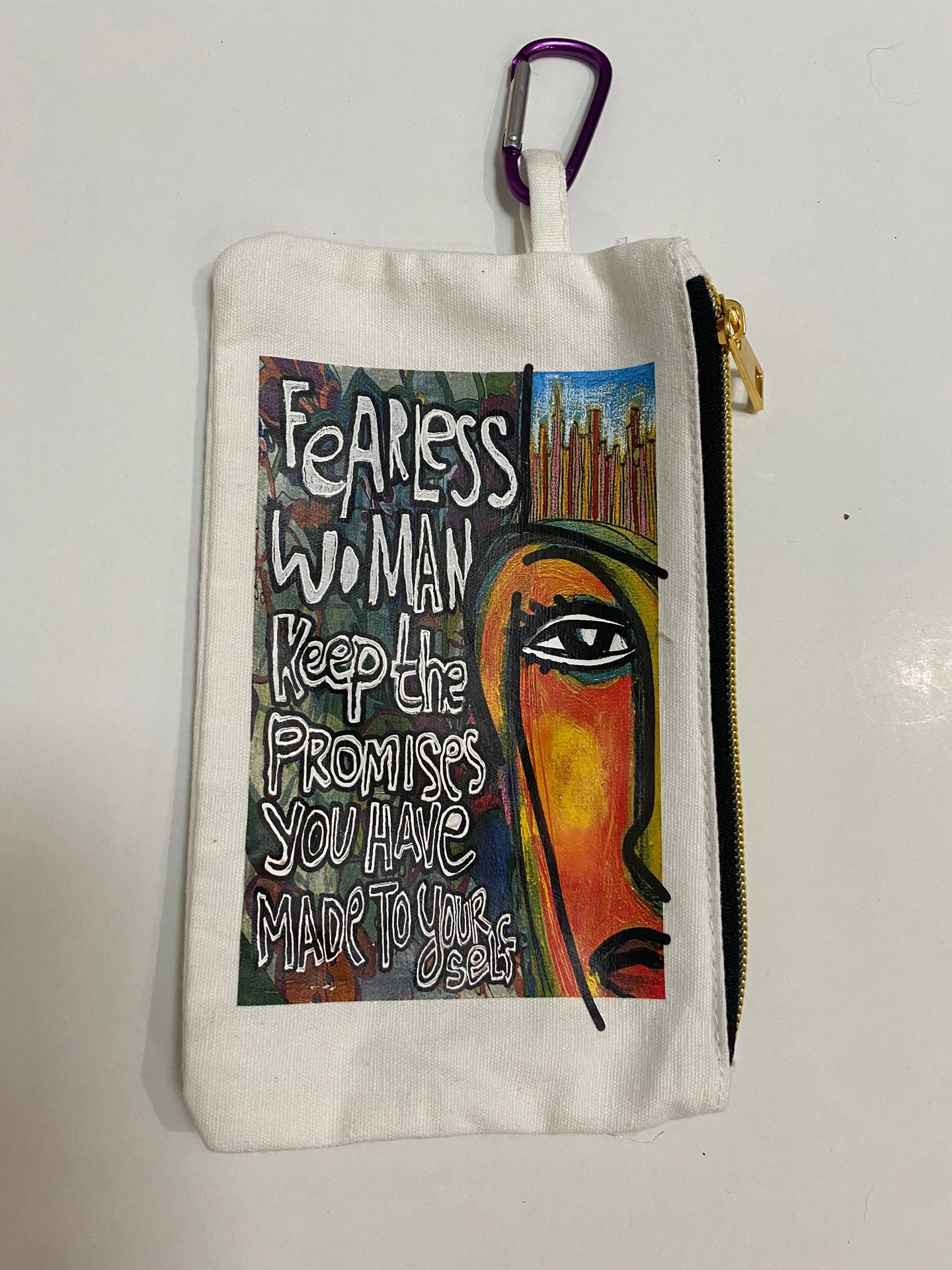 Fearless Woman Keep the promise M size Pouch