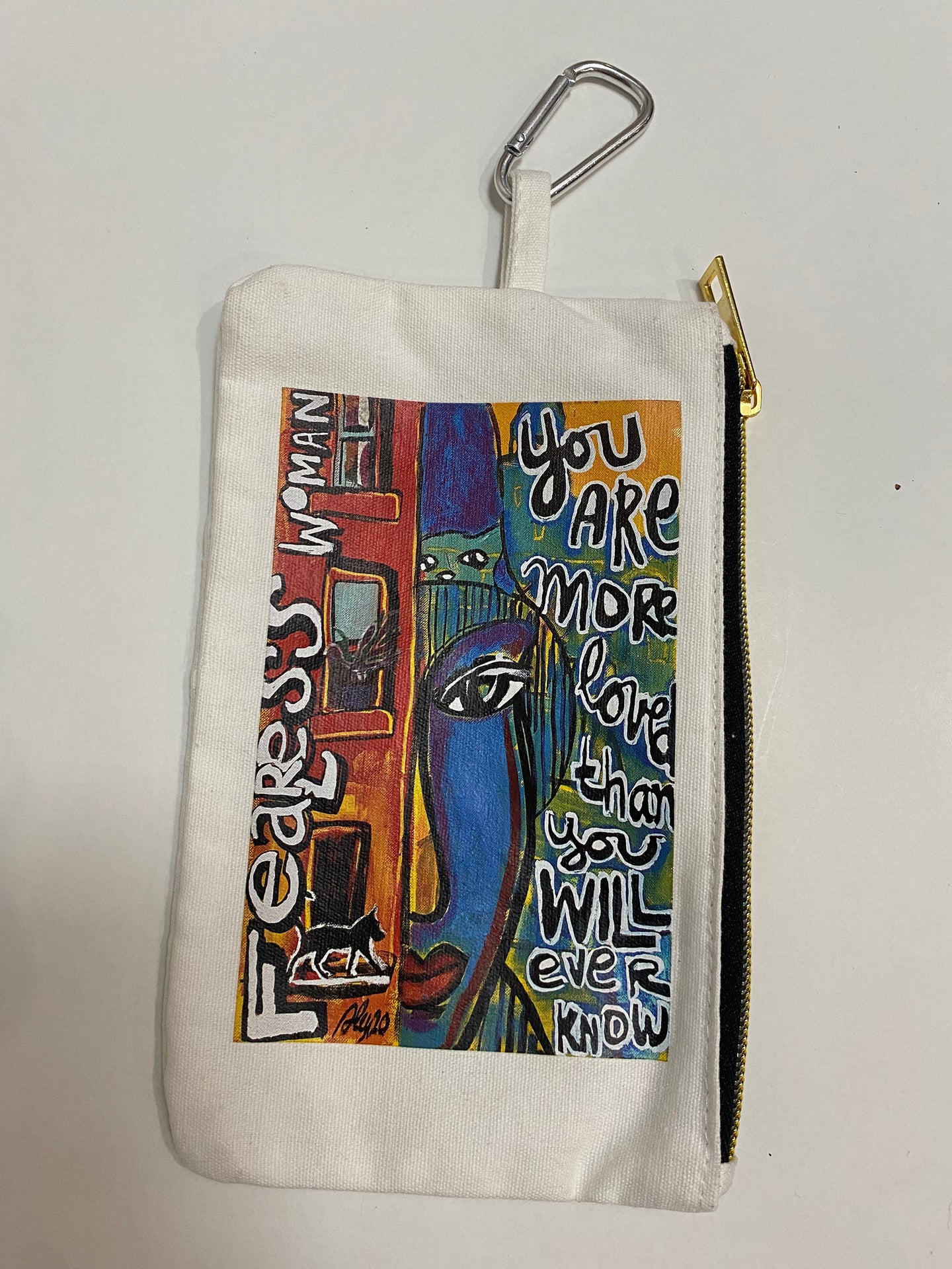Fearless Woman You are more loved M size Pouch
