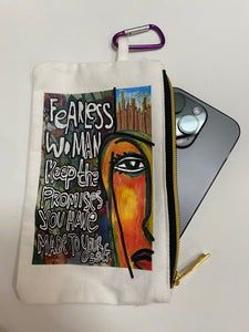 Fearless Woman Keep the promise M size Pouch
